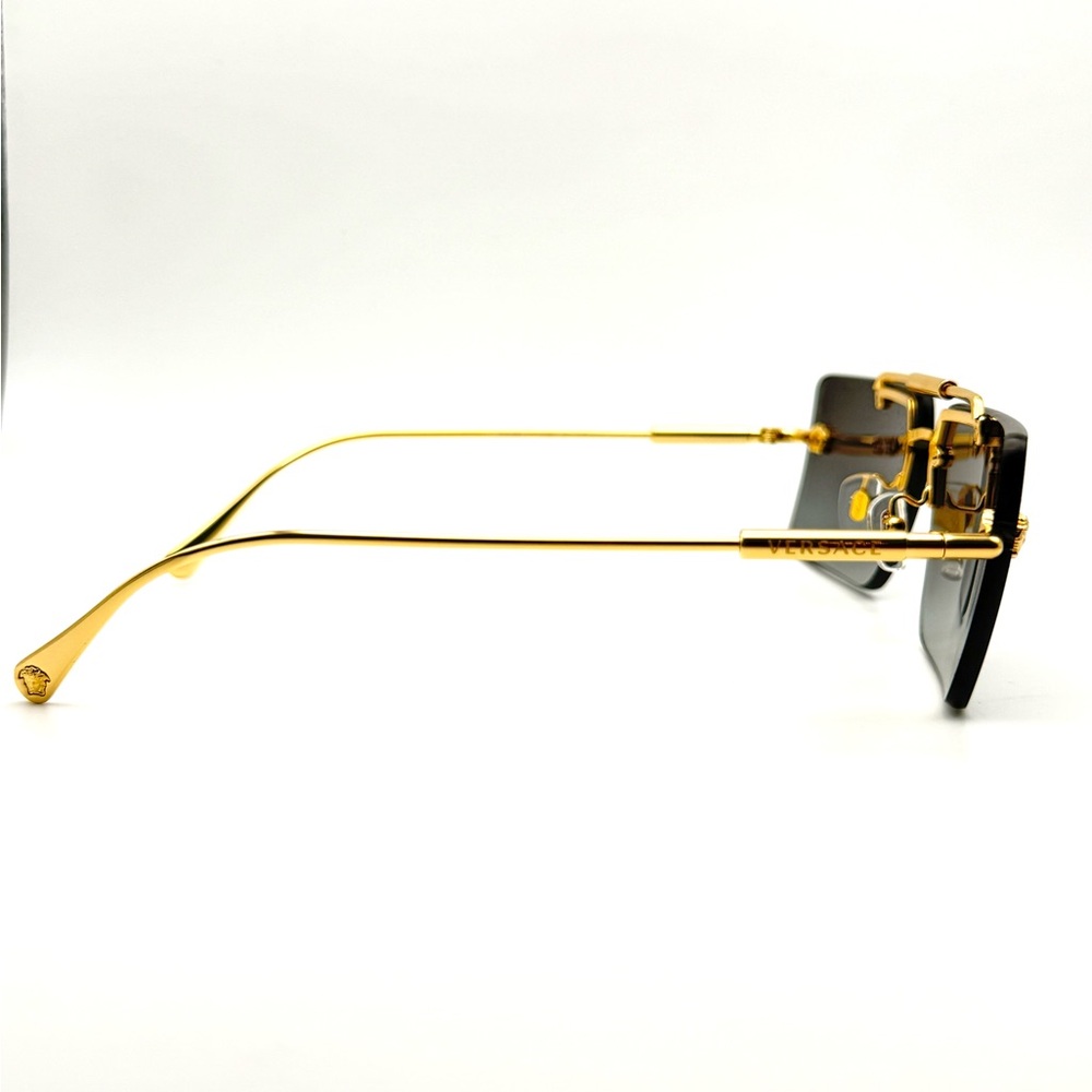 Luxury Gold and Black Sunglasses